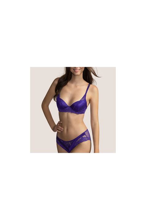 Soutien Gorge bleu rembourré Lingerie Andres Sarda bleu 2023 Unas1