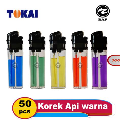 Jual TOKAI Korek Api Unik Warna 50 Pcs Shopee Indonesia