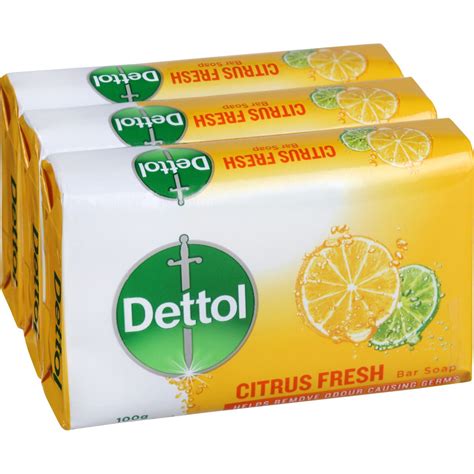 Dettol Bar Soap Citrus Fresh 3100g Dettol Au