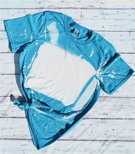 Blank Bleached Shirt For Sublimation Vinyl Ready To Ship Etsy Uk