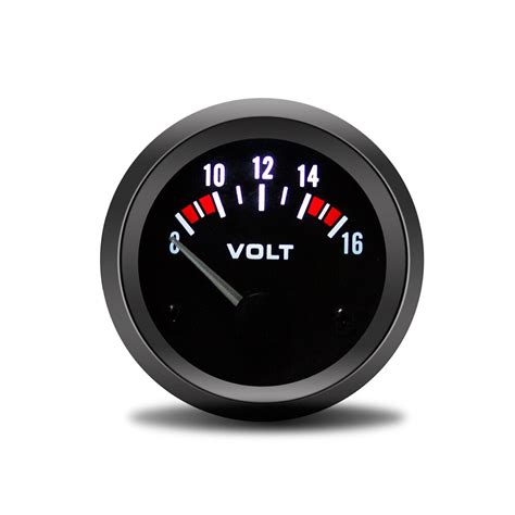 Inch Led Elektrische Auto Voltmeter Gauge Volt A Grandado