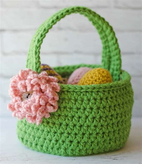 Crochet Easter Basket Pattern Crochet 365 Knit Too