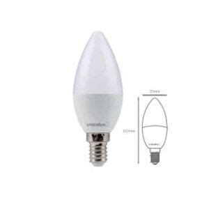 Lâmpada Vela Led Leitosa C35 2 400k 4w E14 Bivolt Leroy Merlin