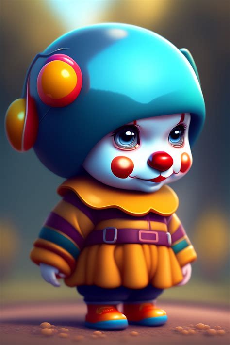 Lexica Cute And Adorable Cartoon It Clown Baby Fantasy Dreamlike