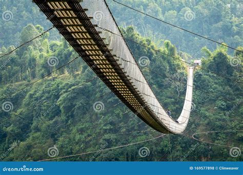 Kushma Gyadi Suspension Bridge Stock Photo Image Of Architecture