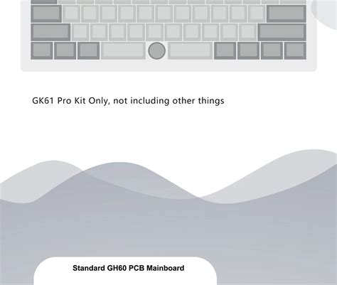 Gk61 Pro 60 Custom Mechanical Keyboard Kit Rgb Switch Leds Hot Swappi KPrepublic