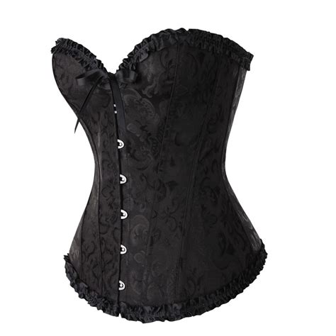 Beonlema Women Sexy Lace Up Overbust Corset Top Corsets And Bustiers