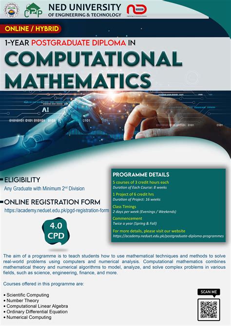 PGD In Computational Mathematics NED Academy CCEE CMPP PTMC