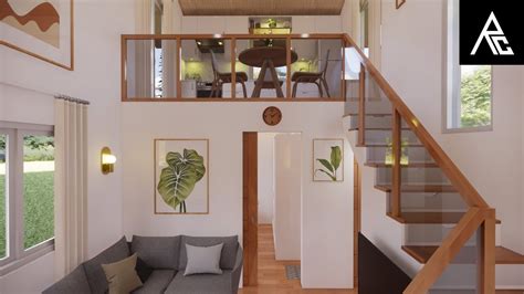 Unique Loft Type Tiny House Design Idea 4x6 Meters Only YouTube