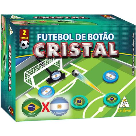 Futebol Botão Cristal Seleções Brasil X Argentina Gulliver Shopee Brasil