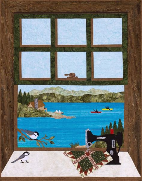 Patterns Attic Window Quilts Art Quilts Landscape Art Quilts