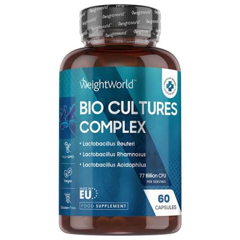 Bio Cultures Complex Probiotic Complex Capsules Weightworld Uk