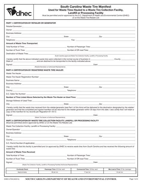 Form Dhec Fill Out Printable Pdf Forms Online