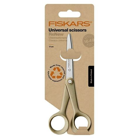 Fiskars Tijeras Multiuso ReNew Longitud De Corte 17 Cm Material De