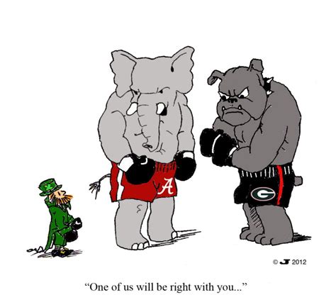 Georgia Football Cartoons