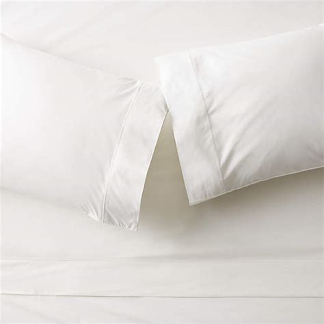 Organic Cotton Percale Thread Count White King Sheet Set Reviews