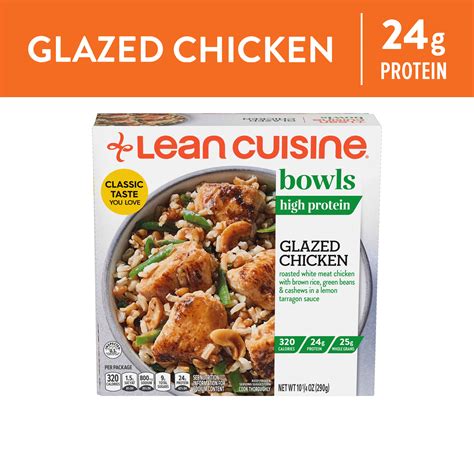 Lean Cuisine Bowls Glazed Chicken Frozen Meal 10 25 Ounce 10 25 Oz