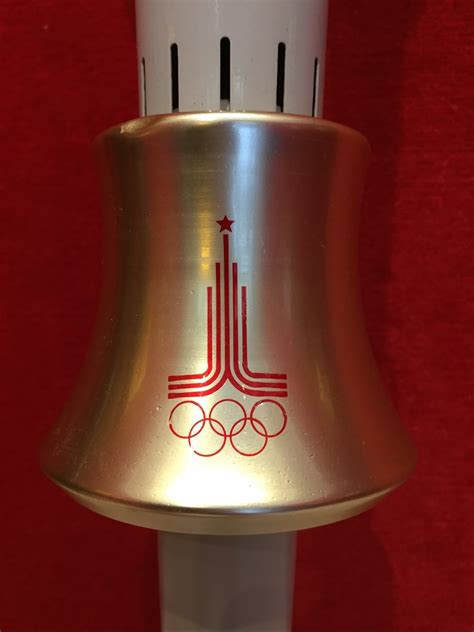 Proantic Flamme Des Jeux Olympiques De Moscou 1980 Torche Sport