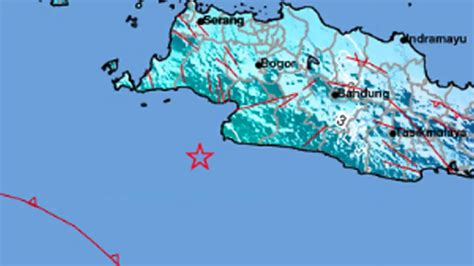 Dirasakan Warga Sukabumi Bmkg Gempa Laut M5 9 Akibat Deformasi Batuan