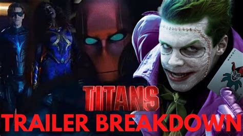 Titans Season 3 Teaser Trailer Breakdown The Joker And Red Hood Gotham