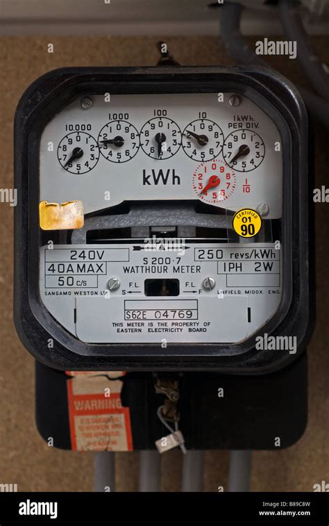 Electricity Meter Uk Hi Res Stock Photography And Images Alamy