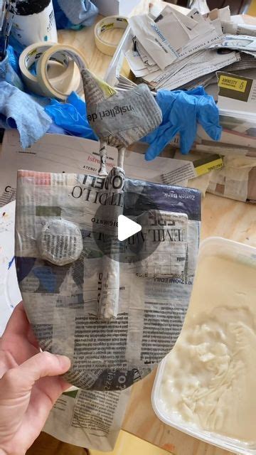 Osa Rosti Papier Mâché Artist on Instagram Yesterday I started to