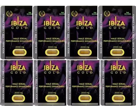 Ibiza Gold Capsula Vigorizante Masculino Rendimiento Sex Env O Gratis