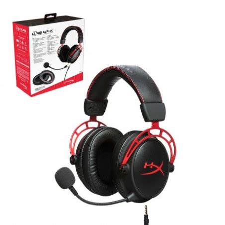 CASQUE GAMER HyperX Cloud Alpha Red HX HSCA RD EM 4P5L1AM ABB