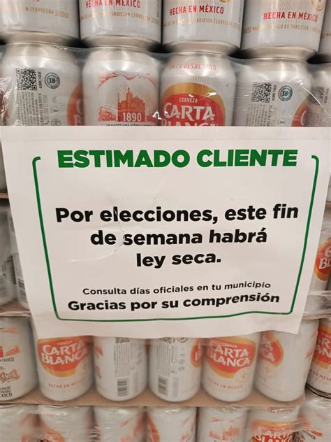 Tómalo en cuenta Ley Seca en Pachuca aplicará de sábado a lunes