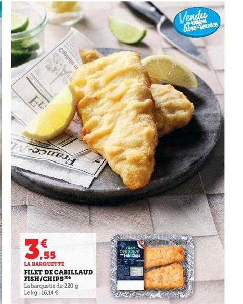 Promo Filet De Cabillaud Fish Chips Chez U Express ICatalogue Fr