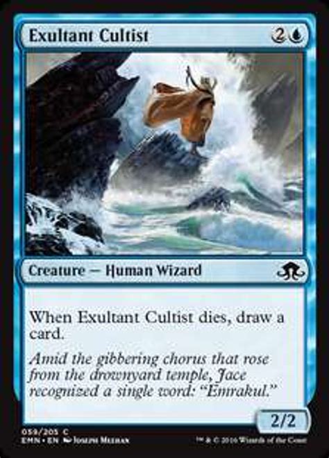 Magic The Gathering Eldritch Moon Single Card Common Exultant Cultist