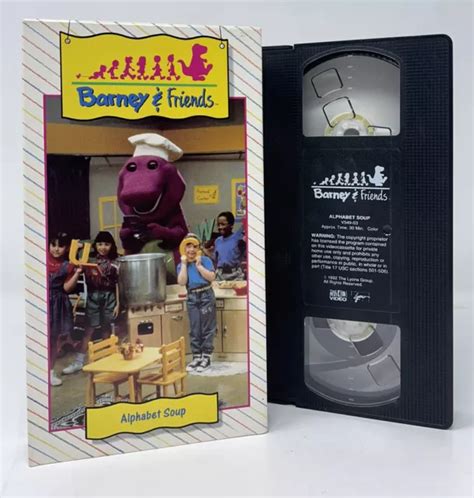 Barney And Friends Time Life Collection Vhs Alphabet Soup 1992 Rare Htf Video 18 76 Picclick Ca