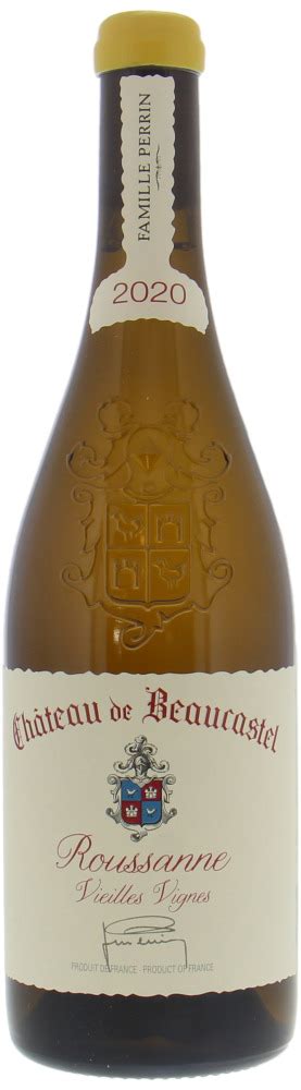 Chateauneuf Du Pape Roussanne Vieilles Vignes Chateau De