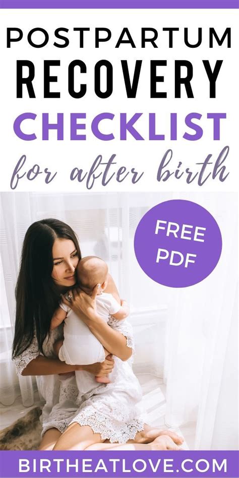 Natural Postpartum Care Essentials Checklist Tips For Fast Recovery