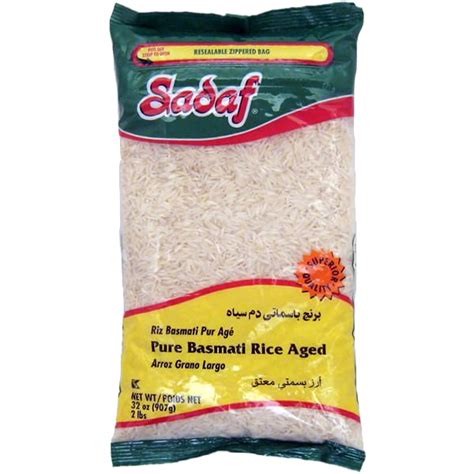 Sadaf Arroz Basmati Envejecido Arroz Basmati Puro Para Cocinar Cocina