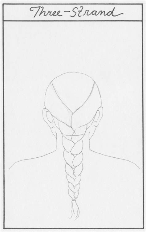 How To Draw Hair Braids Step By Step