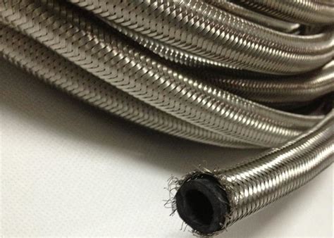 An An Stainless Steel Outer Braided Rubber Fuel Hose For Automotive