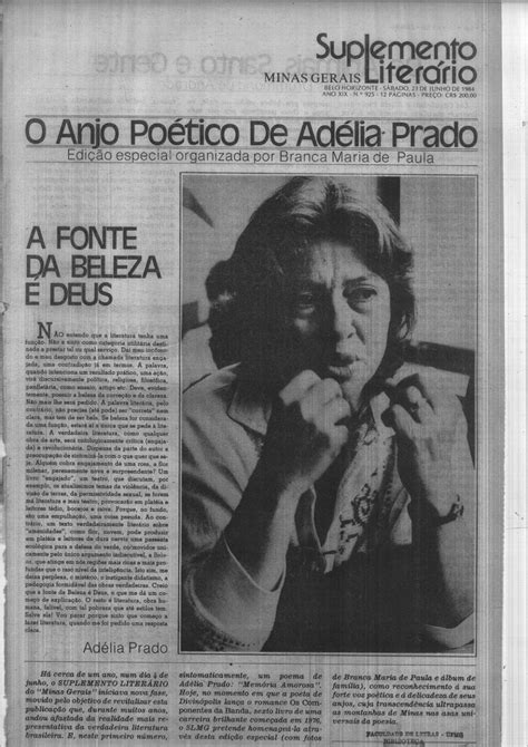 A Poesia de Adélia Prado 2014