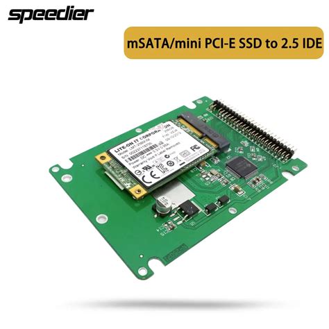 MSATA Mini PCI E SSD Solid State Drives To 2 5 Inch IDE Interface