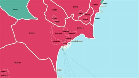 Mapa De Las Zonas Tensionadas Del Alquiler En Alicante Con La Nueva Ley