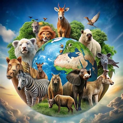 world animal day wildlife day animals   planet animals