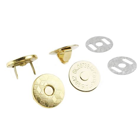 Extra Dunne 100 Sets 18 Mm Golden Brons Magnetisch Grandado