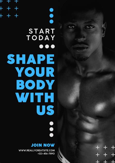 Free Printable And Customizable Gym Poster Templates Canva