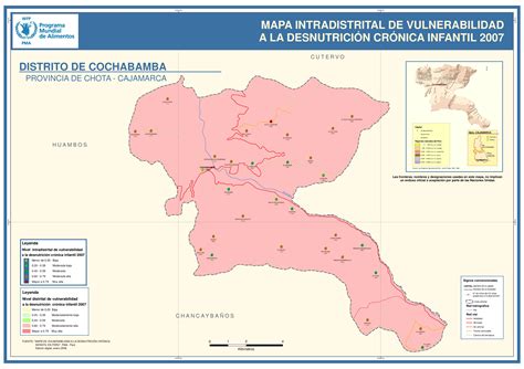 Mapa Vulnerabilidad DNC Cochabamba Chota Cajamarca By World Food