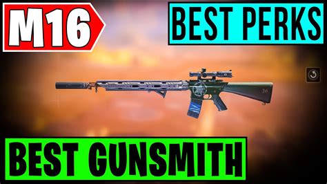 Season 8 M16 44x Scope Best M16 Gunsmith Attachments For Battle