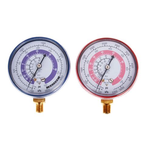 Buy Air Conditioner Refrigerant Low And High Pressure Gauge 70mm 2