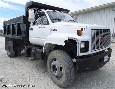 1991 Gmc Topkick C6500 Dump Truck In Clark Mo Item Dg5637 Sold