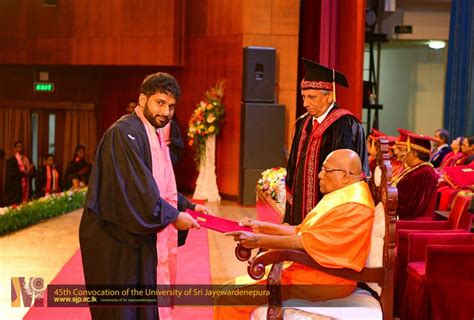 45th Convocation Of The University Of Sri Jayewardenepura 48 Usj University Of Sri