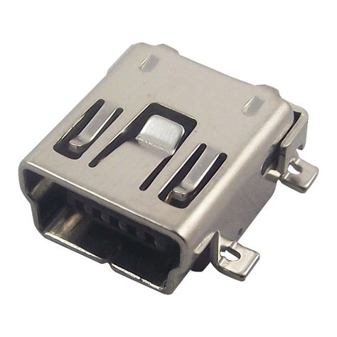 MINI USB 2 0 TYPE B RECEPTACLE SMT 1734035 2 TE Connectivity Tyco