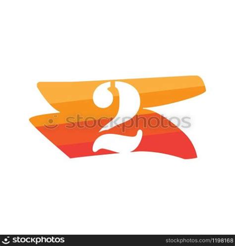 Number 2 Creative logo illustration symbol template — Stockphotos.com